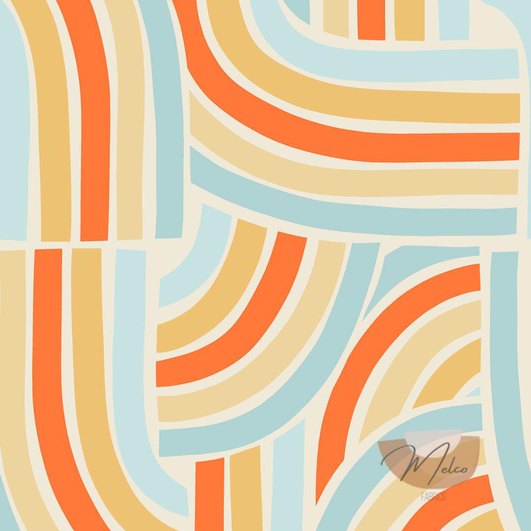 Australian milled fabric, kids fabric, custom fabric printing australia, Erin Kendal, print on demand fabric,