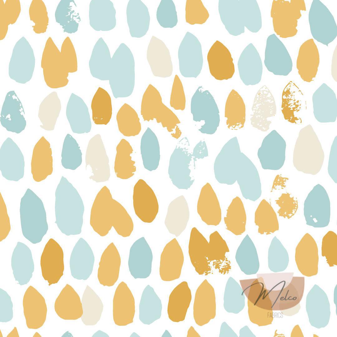 Australian milled fabric, kids fabric, custom fabric printing australia, Erin Kendal, print on demand fabric,