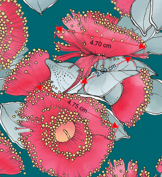 melco-fabrics-online-fabric-store-print-on-demand-australia-Christmas Mottlecah Green Fabric - The Scenic Route