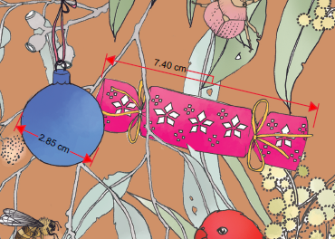 melco-fabrics-online-fabric-store-print-on-demand-australia-Magic Pudding Ginger Christmas Fabric - The Scenic Route