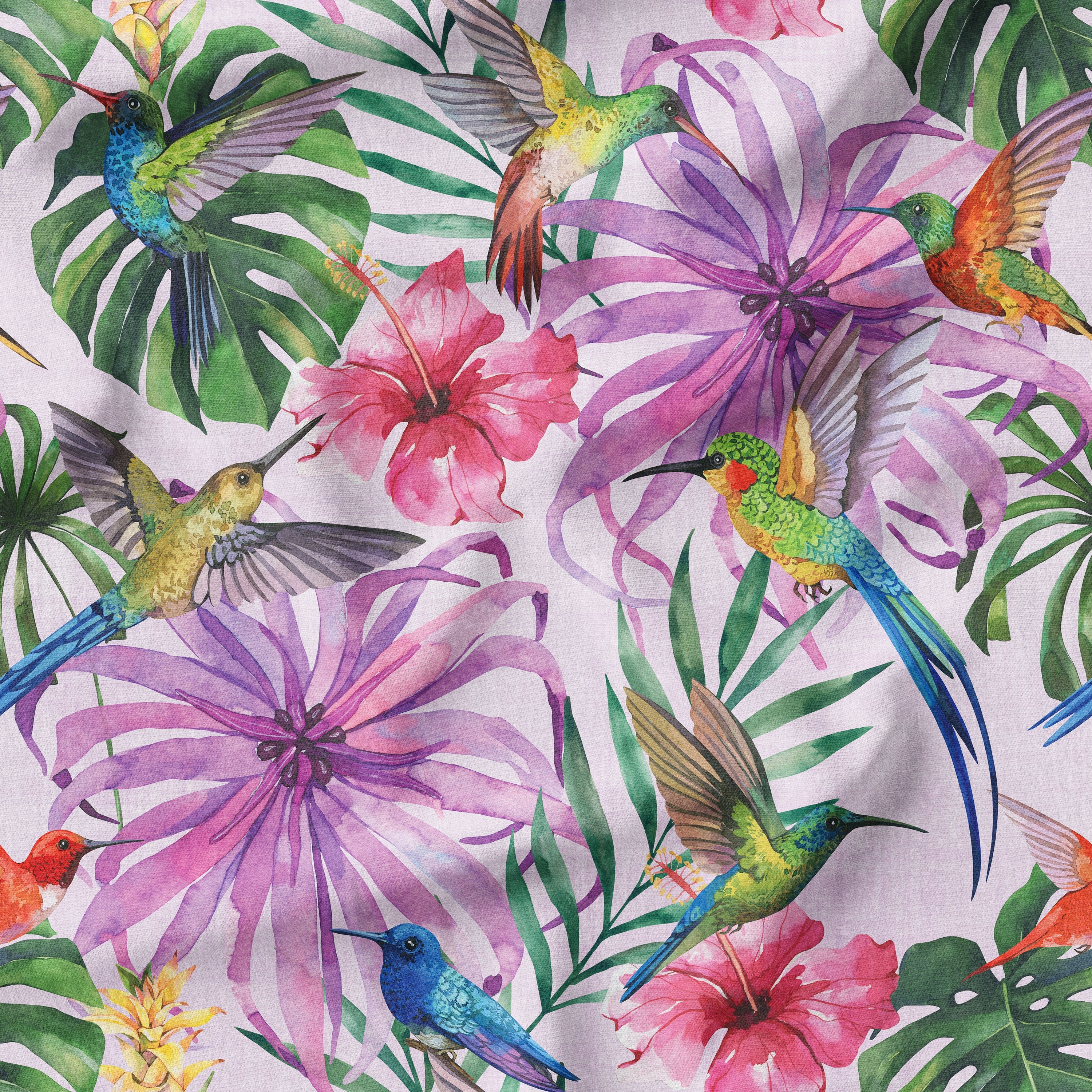 melco-fabrics-online-fabric-store-print-on-demand-australia- hummingbird-birthday-birds