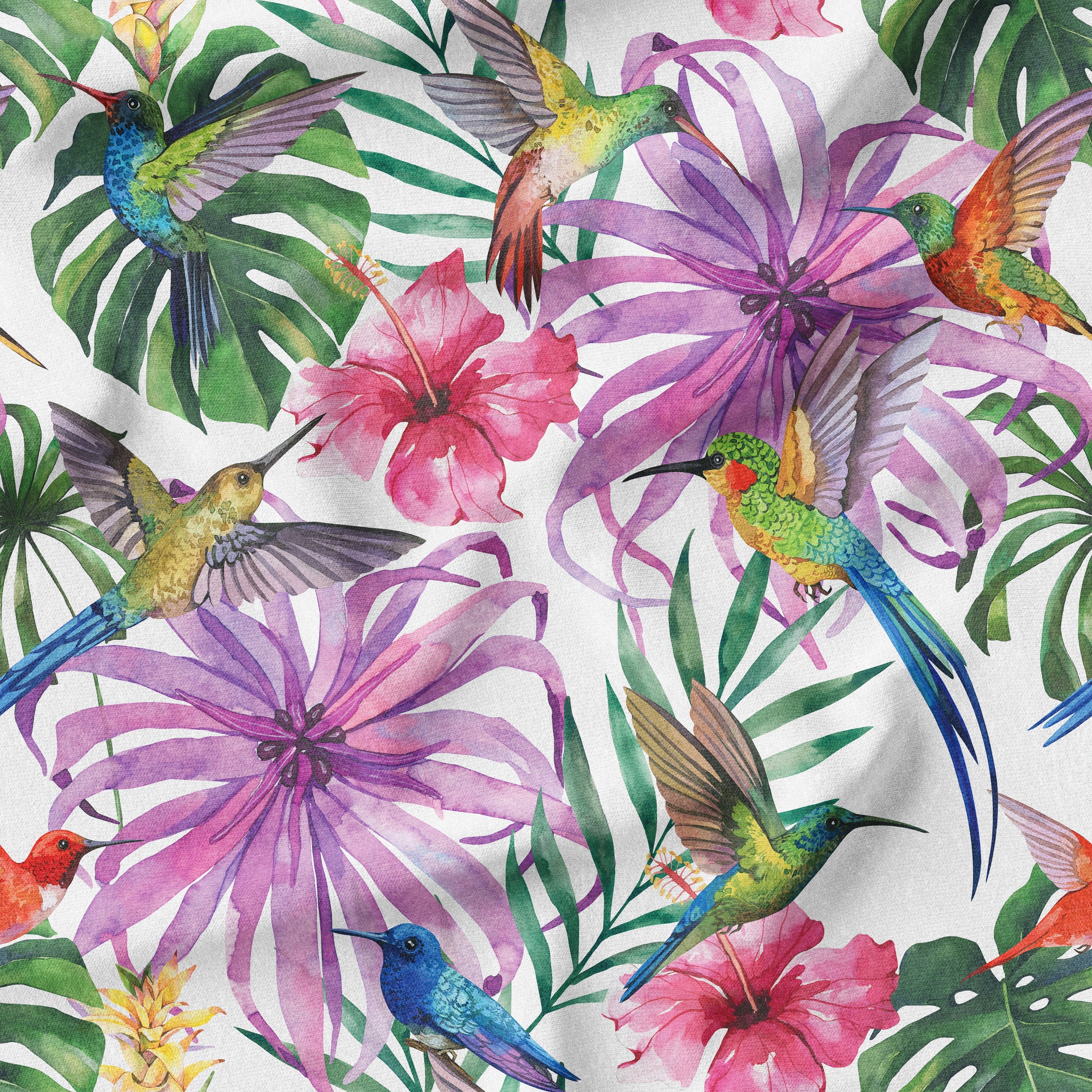 melco-fabrics-online-fabric-store-print-on-demand-australia- hummingbird-birthday-birds
