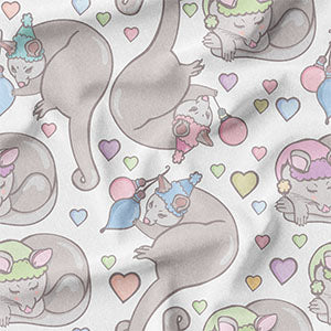 Pastel Possum Fabric