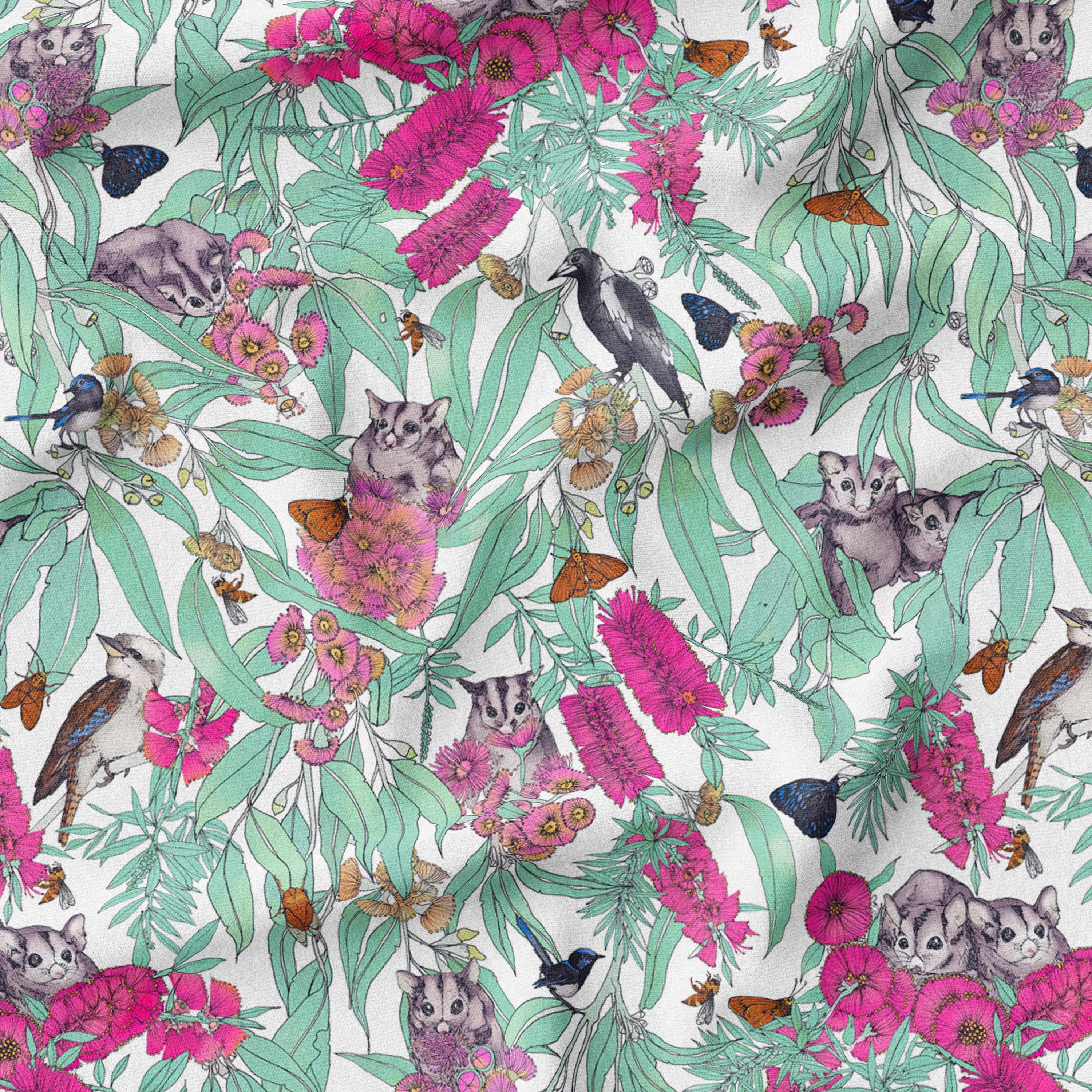 melco-fabrics-online-fabric-store-print-on-demand-australia-Sugar Glider - The Scenic Route