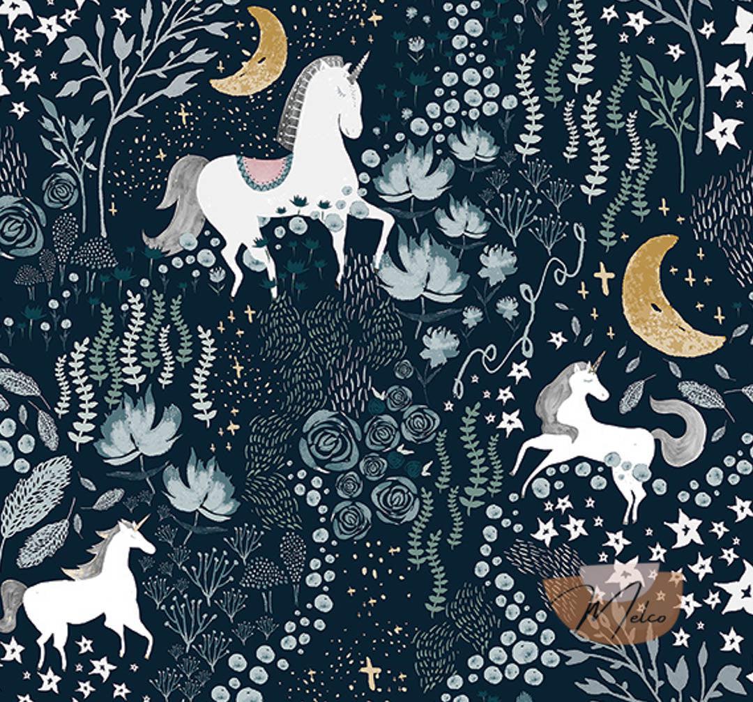 melco-fabrics-online-fabric-store-print-on-demand-australia-Unicorn Fields-knit-woven-buy