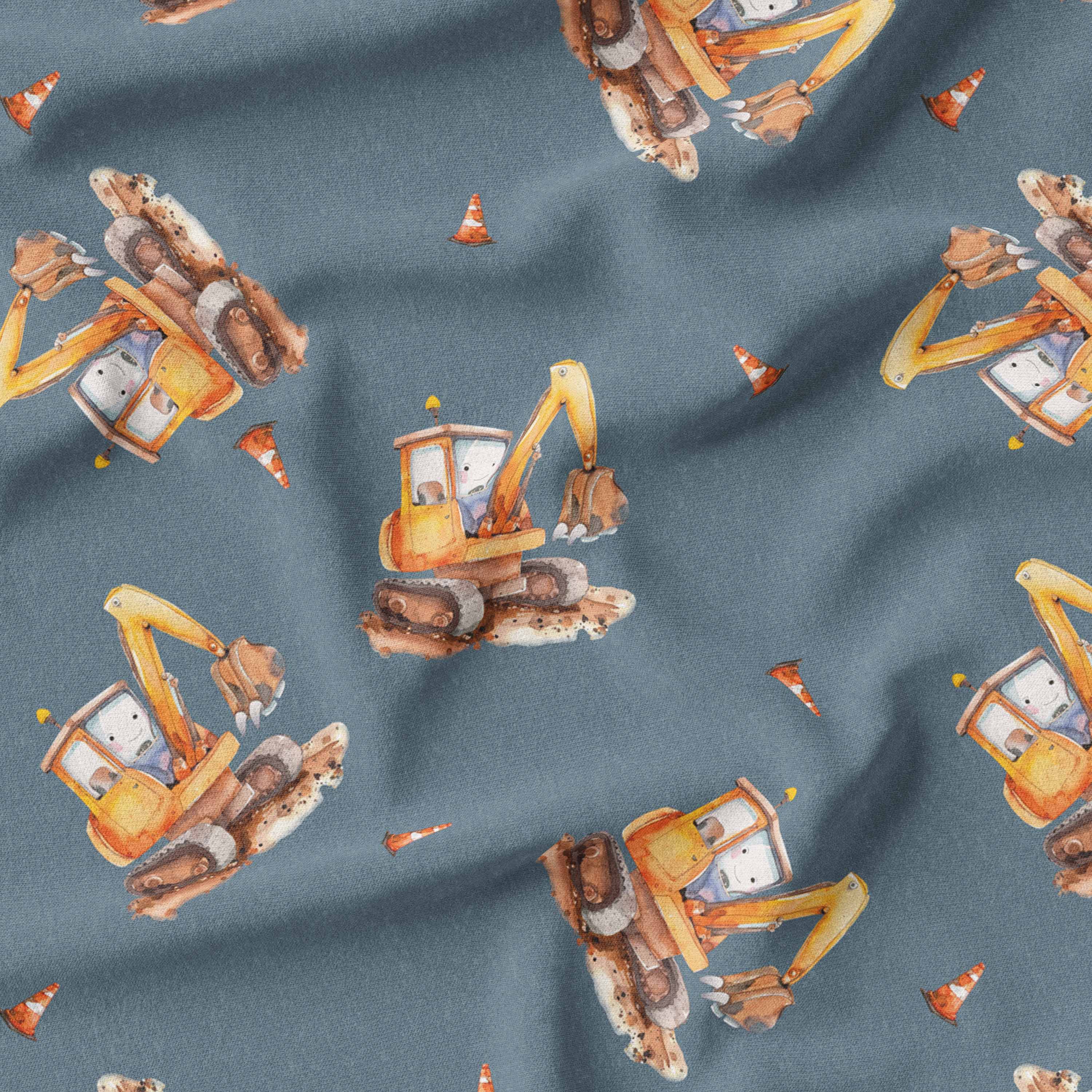 tossed excavator fabric online australia