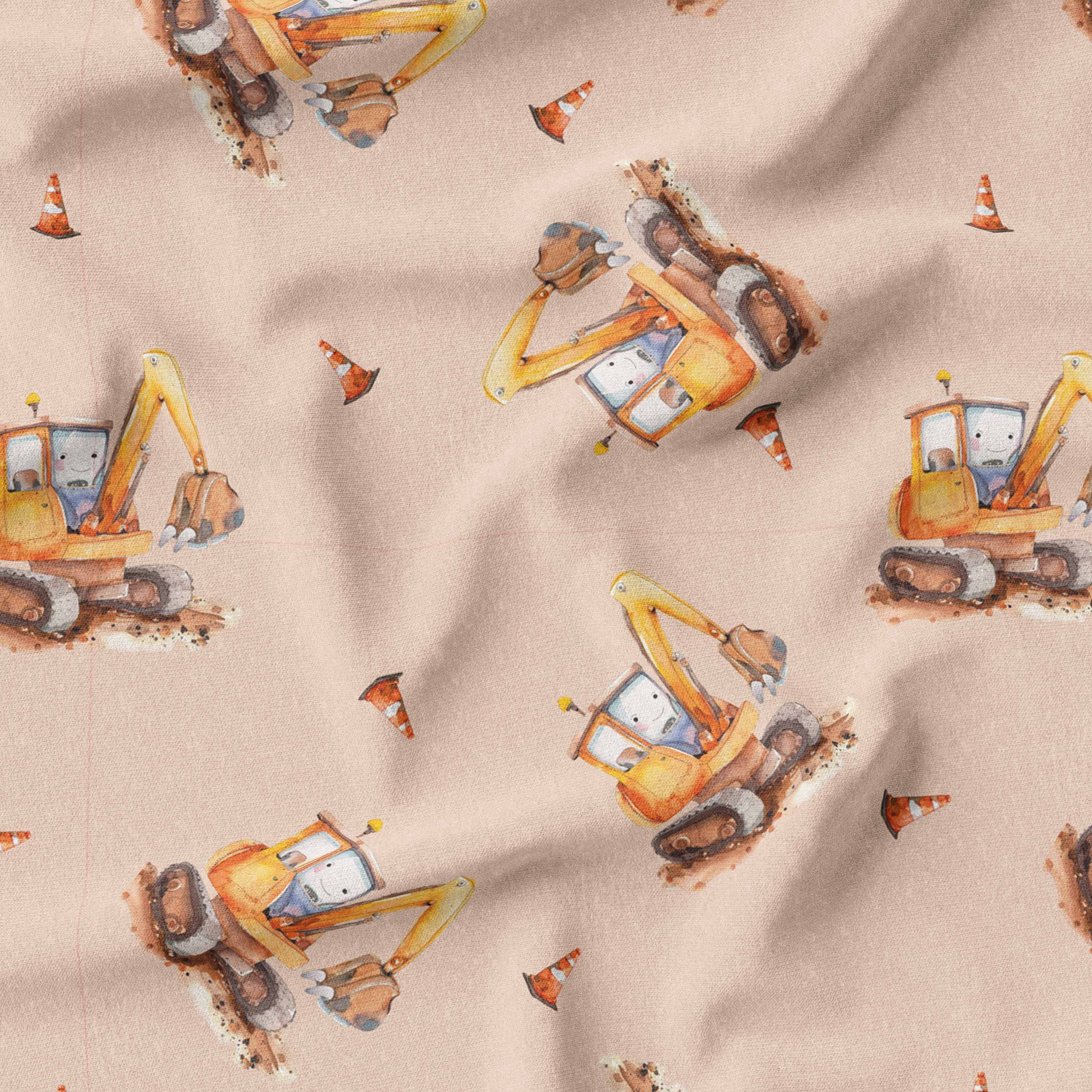 tossed excavator fabric online australia