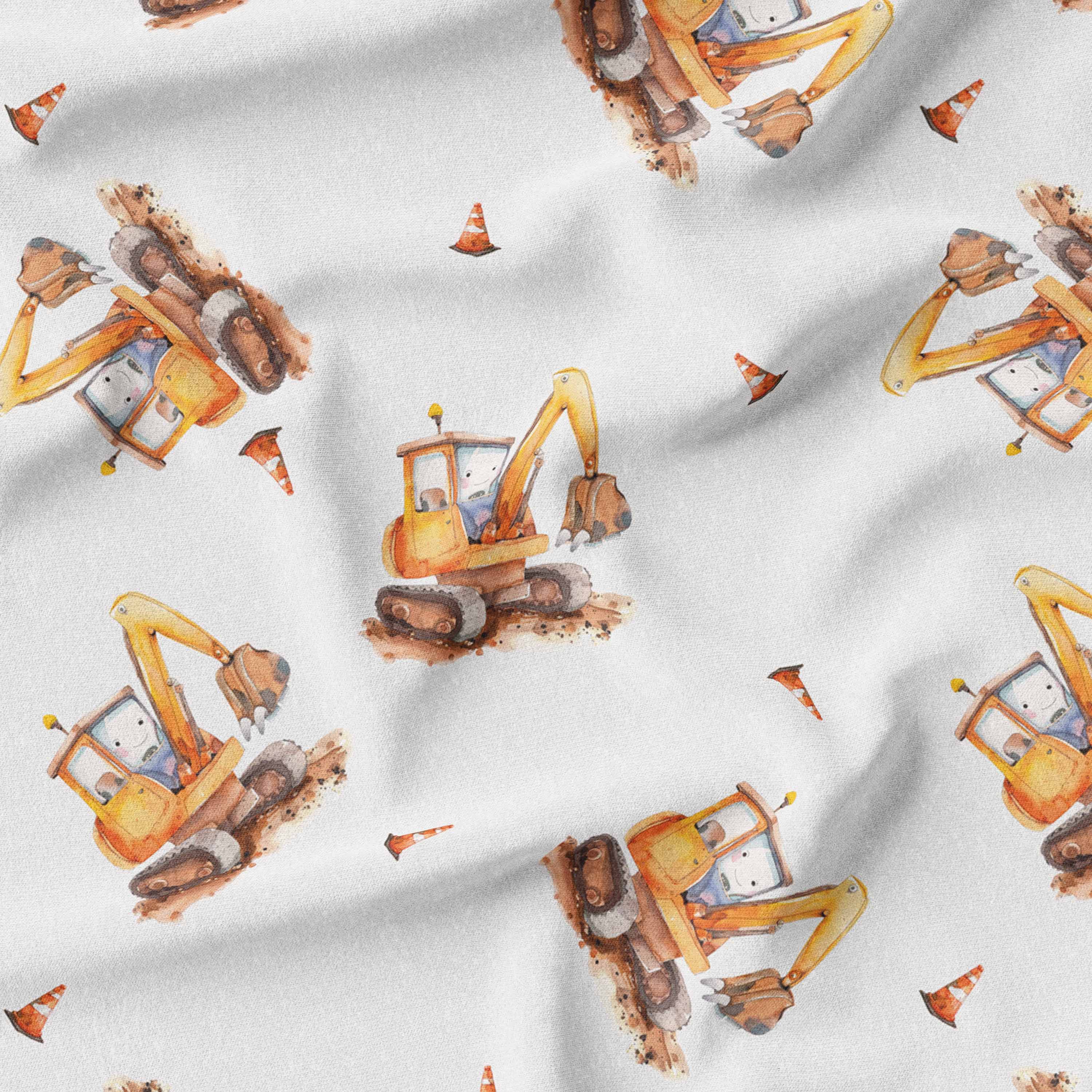 tossed excavator fabric online australia