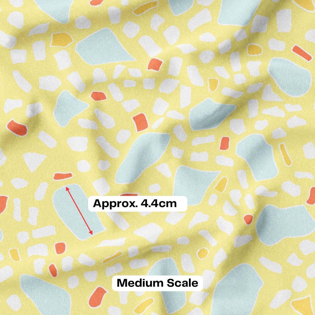 melco-fabrics-online-fabric-store-print-on-demand-australia-Magic Terrazzo Lemon - Ellen McKenna