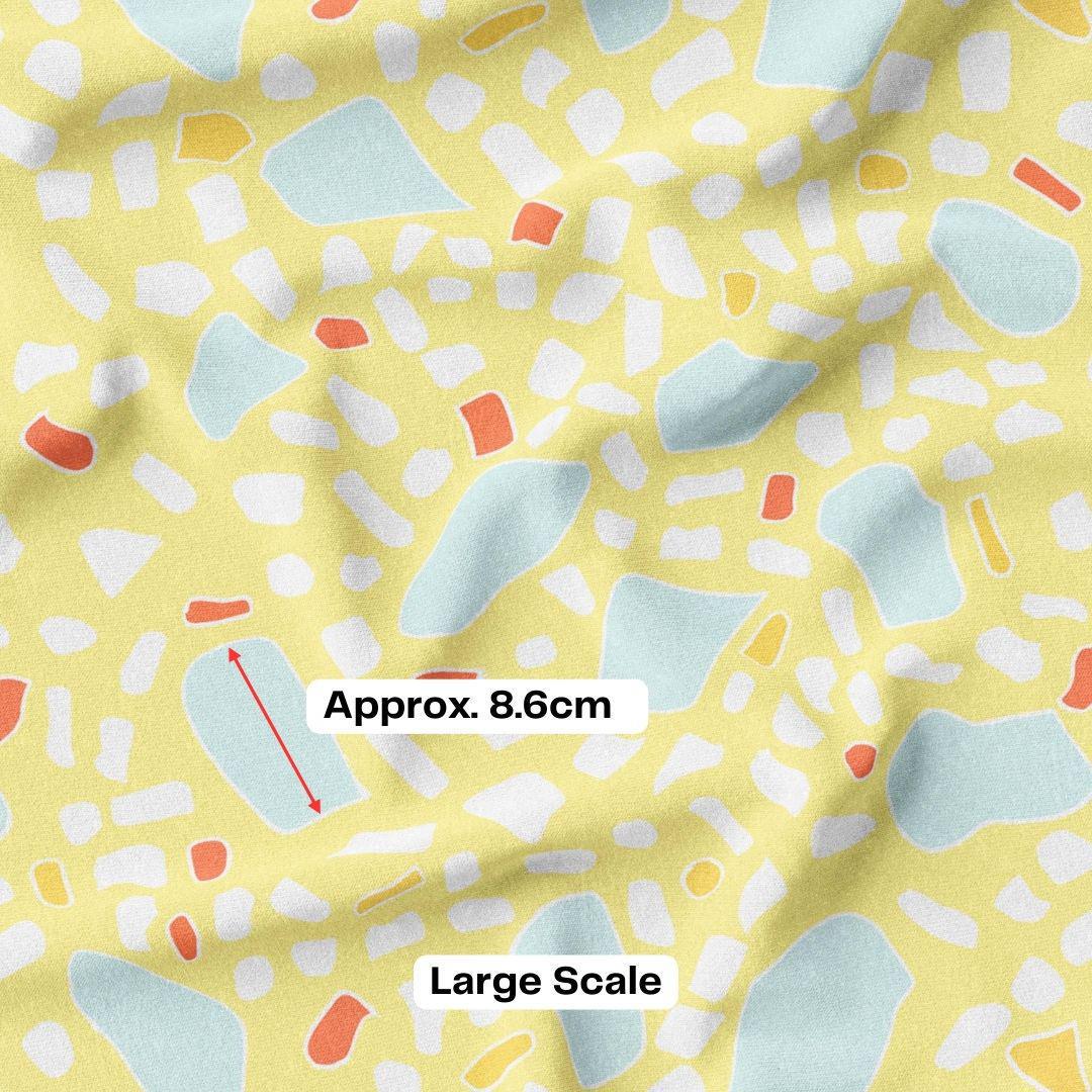 melco-fabrics-online-fabric-store-print-on-demand-australia-Magic Terrazzo Lemon - Ellen McKenna