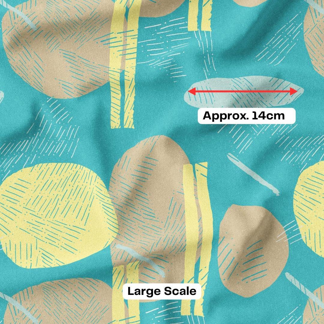 melco-fabrics-online-fabric-store-print-on-demand-australia-Matches Teal - Ellen McKenna