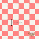 Organic Checkerboard (hot pink) - Melco Fabrics