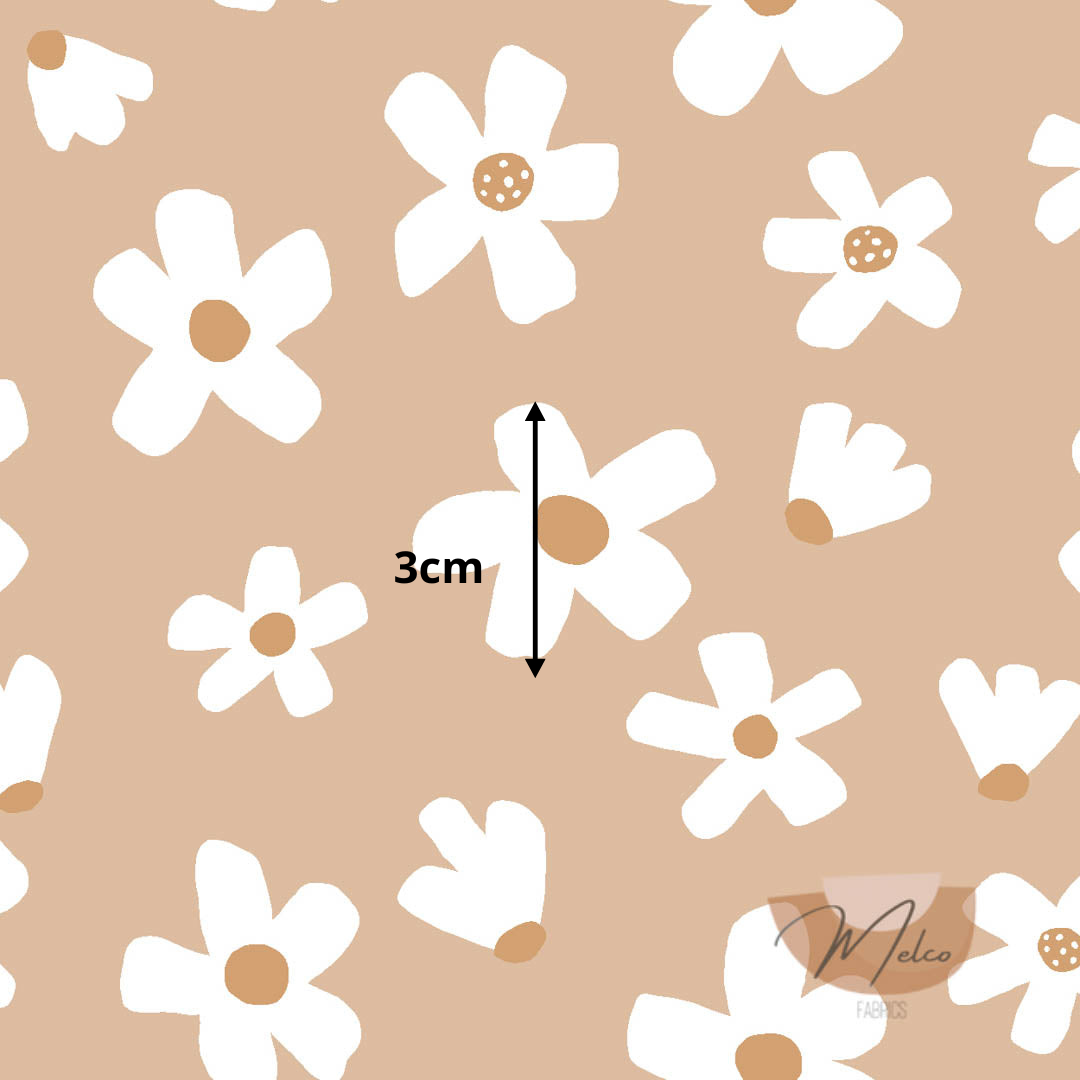 Daisy garden appleblossom - Melco Fabrics