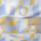Abstract Mosaic-Blue Whisper-Cotton Poplin (110gsm) / 140cm width-Melco Fabrics Online Fabric Australia