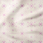 Geometric Bloom-Melco Originals-Pink-Cotton Poplin (110gsm) / 140cm width-Melco Fabrics Online Fabric Australia