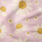 Melco Originals- Daisies-Melco Originals-Melco Fabrics-Pink Large-Cotton Poplin (110gsm) / 140cm width-Melco Fabrics