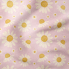 Melco Originals- Daisies-Melco Originals-Melco Fabrics-Pink Small-Cotton Poplin (110gsm) / 140cm width-Melco Fabrics