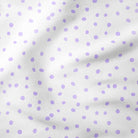 Melco Originals - Polka Dots-Purple-Cotton Poplin (110gsm) / 140cm width-Melco Fabrics Online Fabric Australia