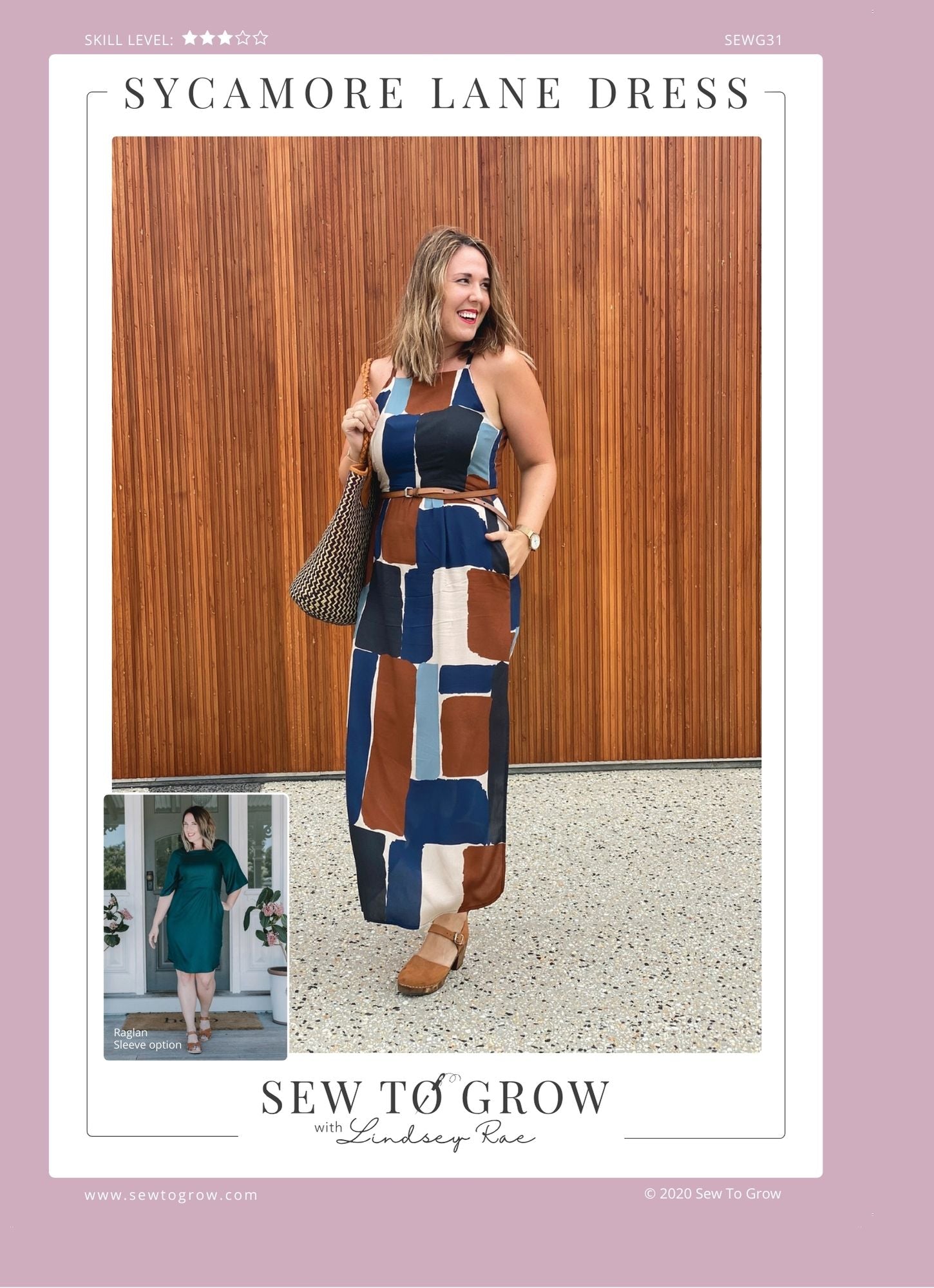 Sycamore Lane Dress - PDF Sewing Pattern