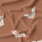 melco-fabrics-online-fabric-store-print-on-demand-australia-Bats - Cocoa Brown - Cute Halloween Fabric
