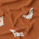 melco-fabrics-online-fabric-store-print-on-demand-australia-Bats - Rust Red - Cute Halloween Fabric
