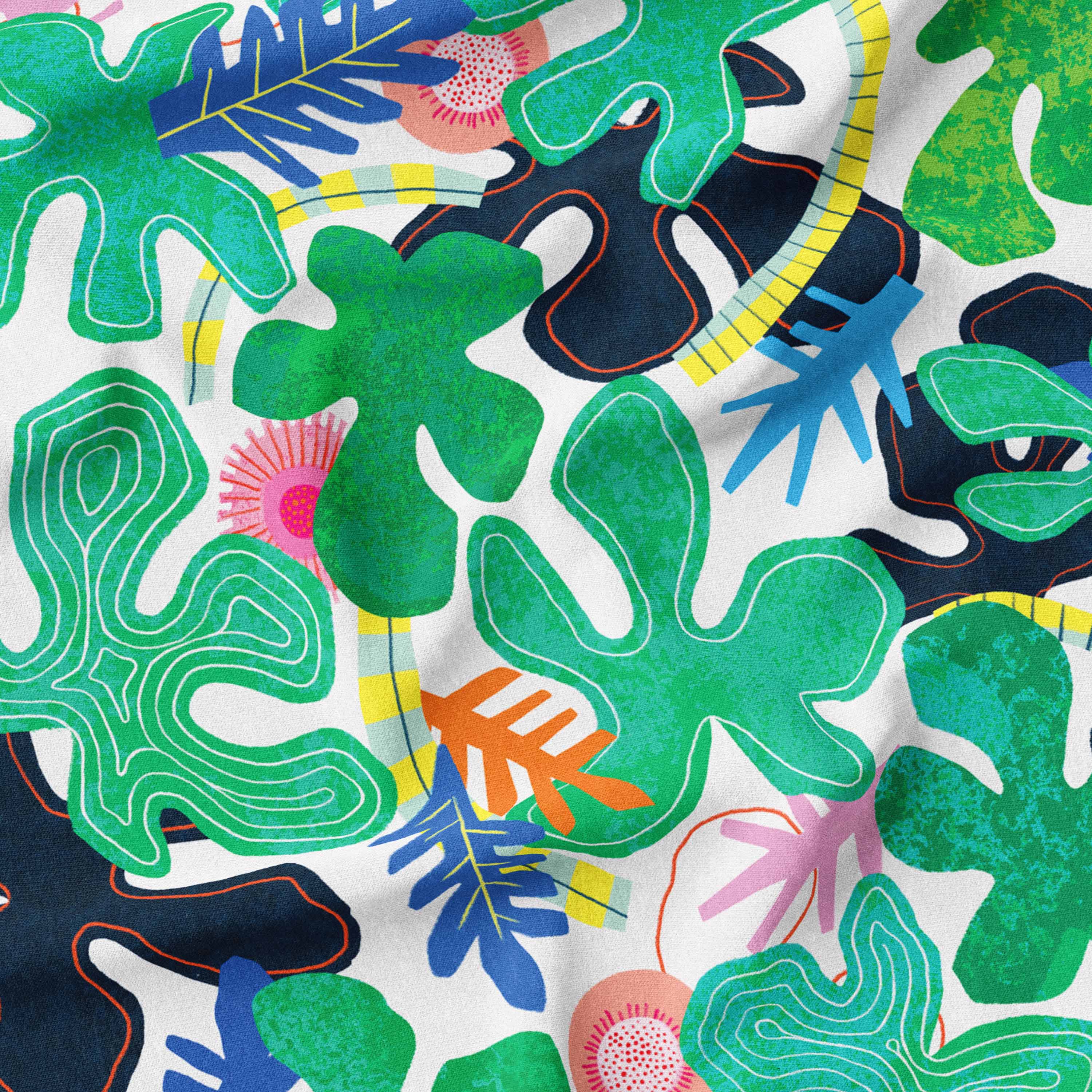 Tropical Canopy Fabric  - Rachel Parker