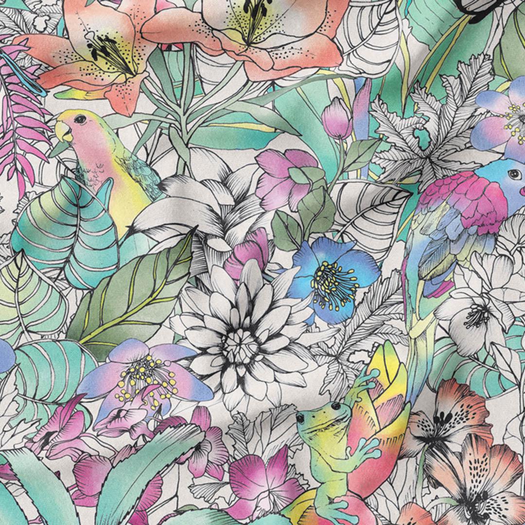 melco-fabrics-online-fabric-store-print-on-demand-australia-Botanica light - The Scenic Route