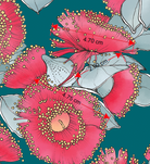 melco-fabrics-online-fabric-store-print-on-demand-australia-Christmas Mottlecah Green Fabric - The Scenic Route