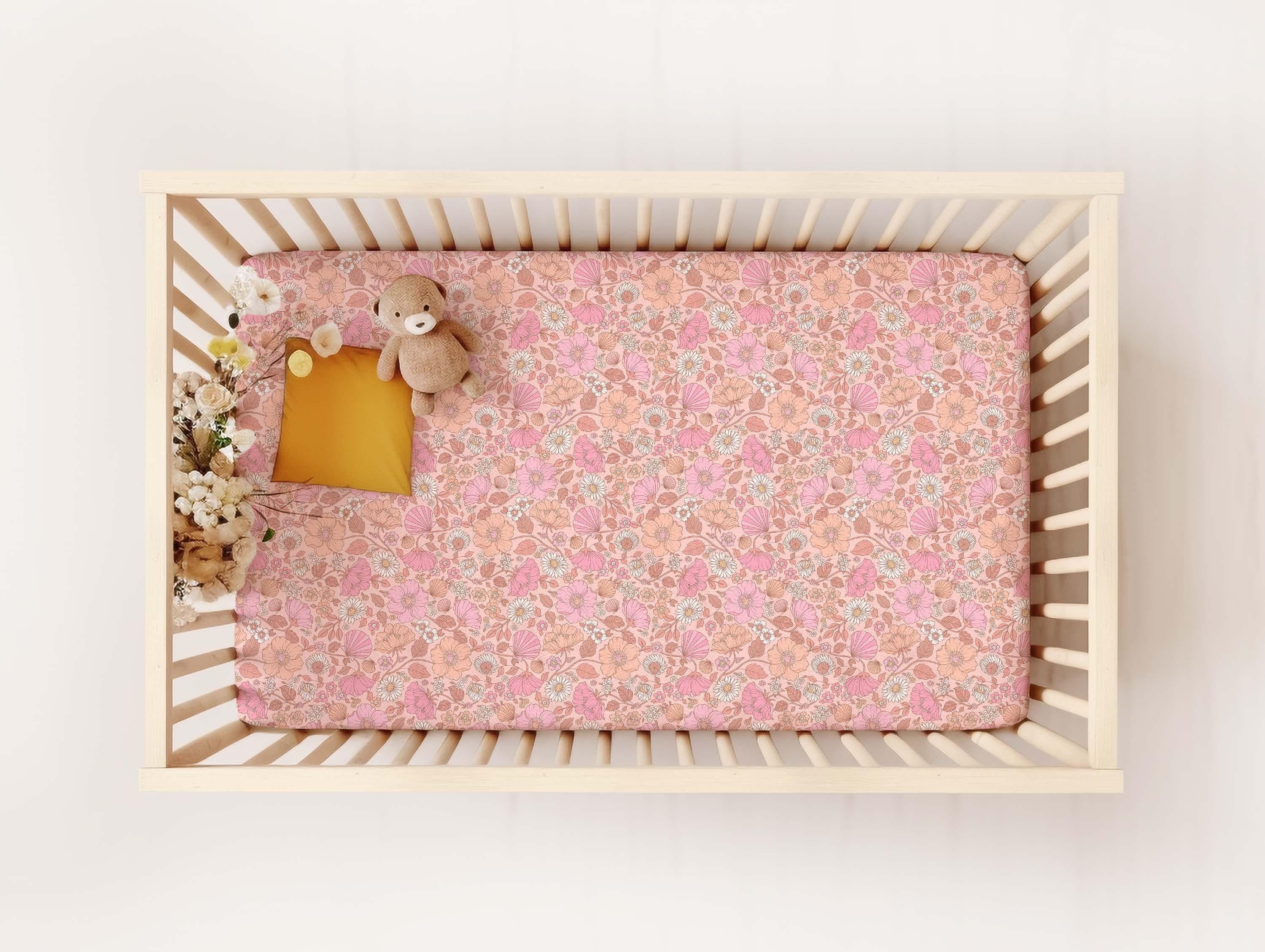 Daisy Shell Floral Pink-Melco Fabrics-online-fabric-shop-australia