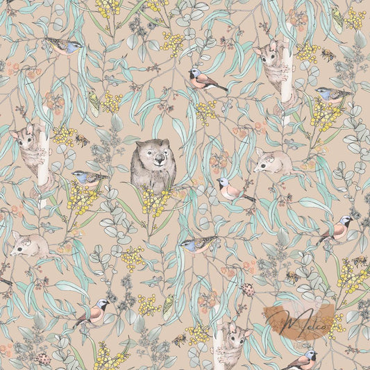 melco-fabrics-online-fabric-store-print-on-demand-australia-Endangered Fawn - The Scenic Route