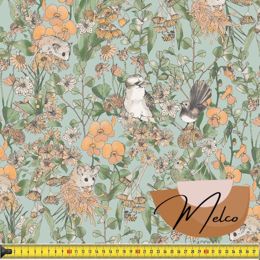 melco-fabrics-online-fabric-store-print-on-demand-australia-Fairytale Green - The Scenic Route