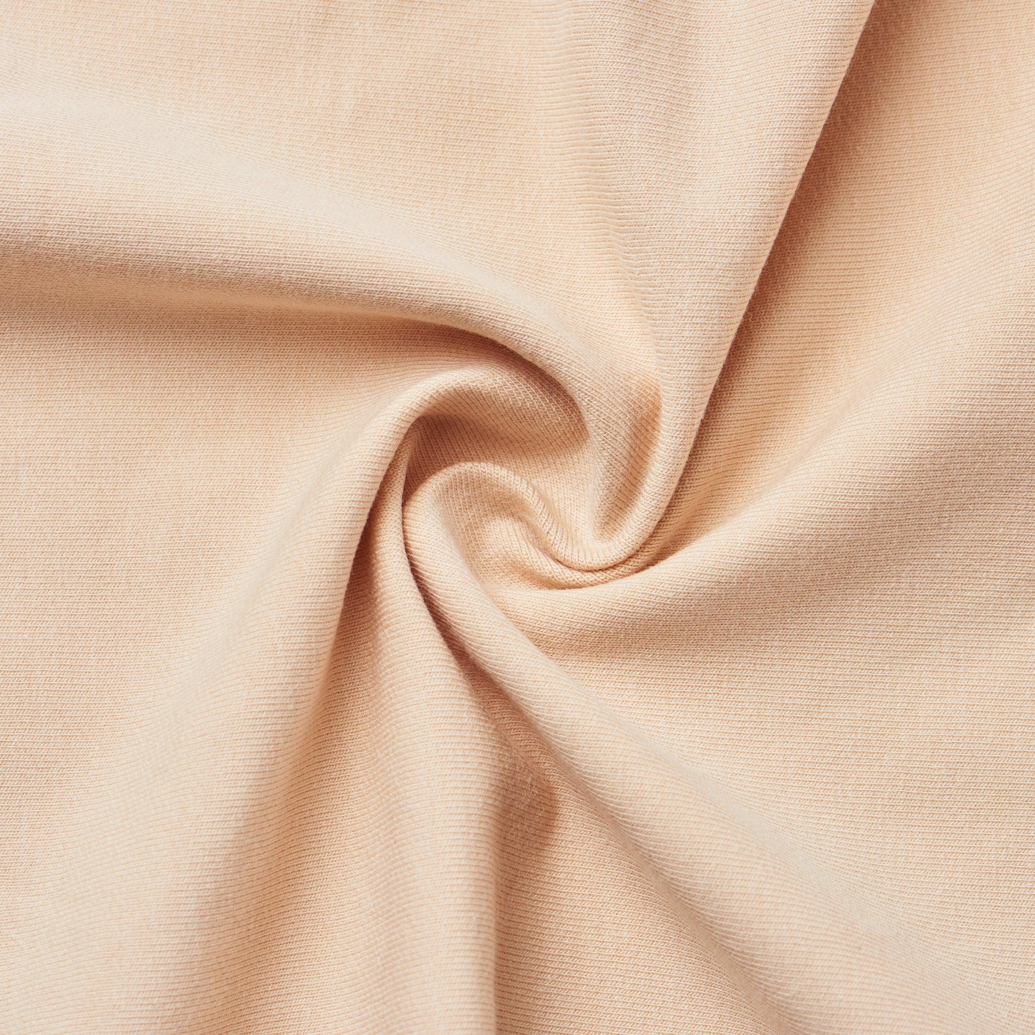 Australian milled cotton lycra solids beige ethical sustainable stretch fabric store online australia