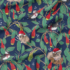 melco-fabrics-online-fabric-store-print-on-demand-australia-Festive Forest Navy Christmas Fabric - The Scenic Route