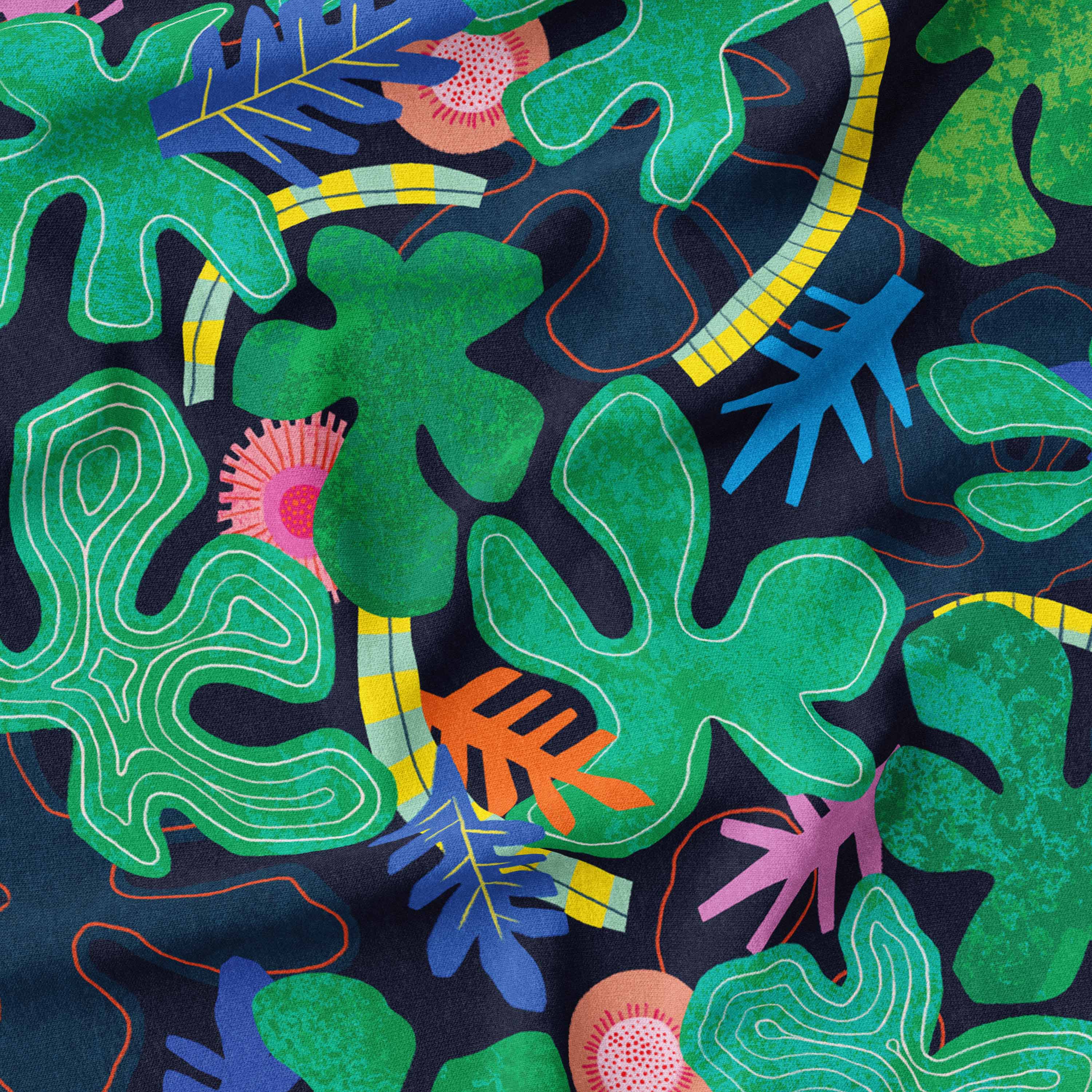 Tropical Canopy Fabric  - Rachel Parker