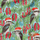 melco-fabrics-online-fabric-store-print-on-demand-australia-Kookaburra Christmas Fabric - The Scenic Route