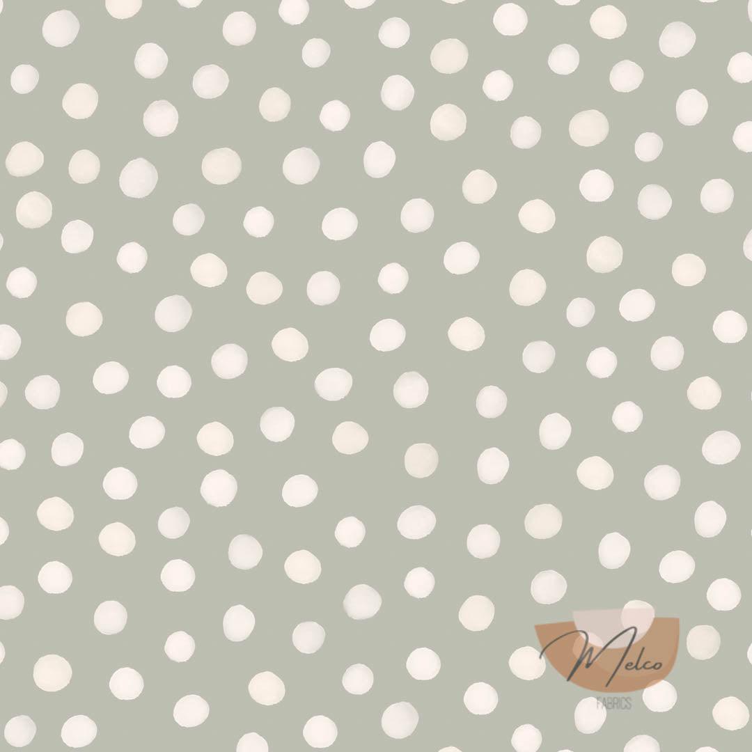 melco-fabrics-online-fabric-store-print-on-demand-australia-Mint polka dots-knit-woven-buy