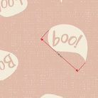 melco-fabrics-online-fabric-store-print-on-demand-australia-Boo Words - Pink - Cute Halloween Fabric