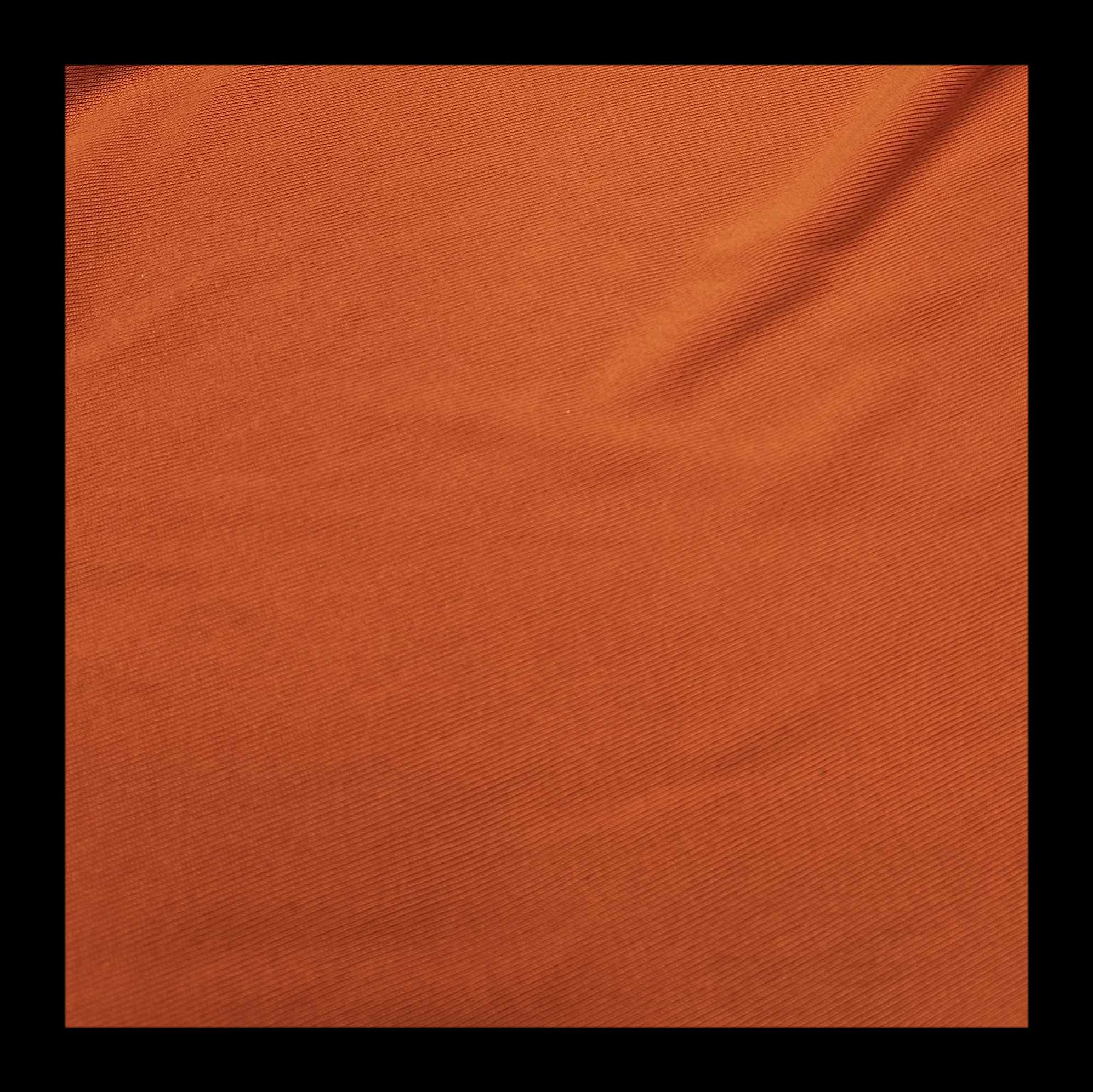 Orange Rib Knit Fabric [Australian milled]