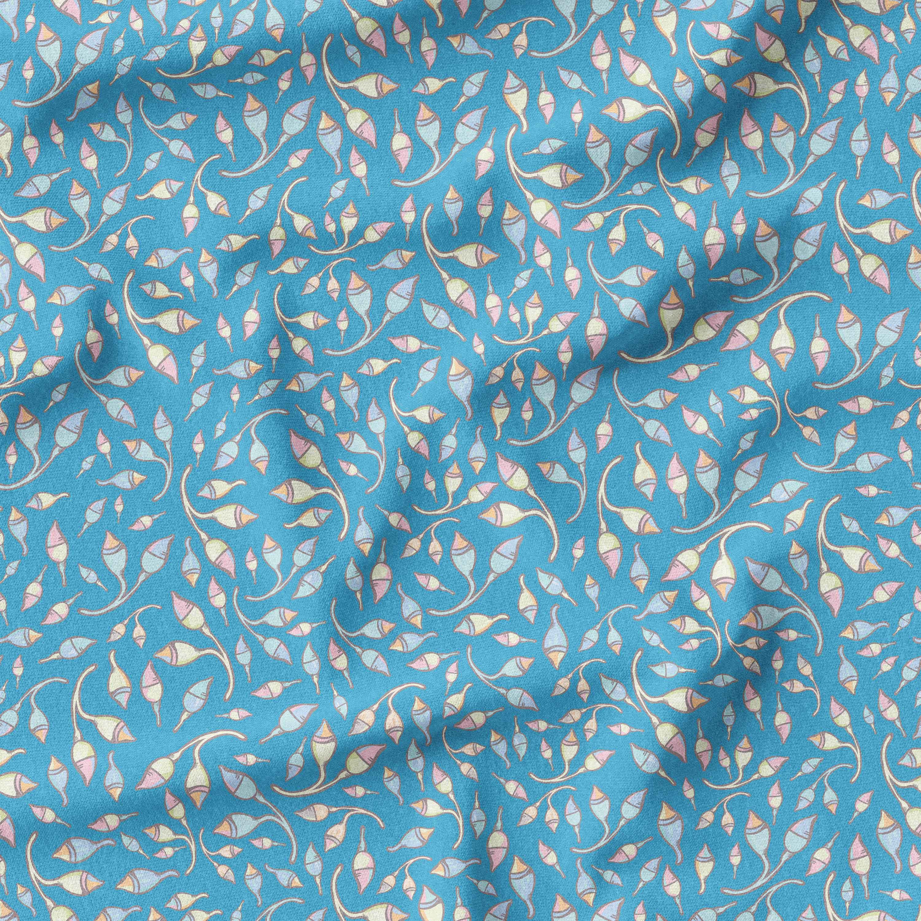 Pastel gumnuts Fabric