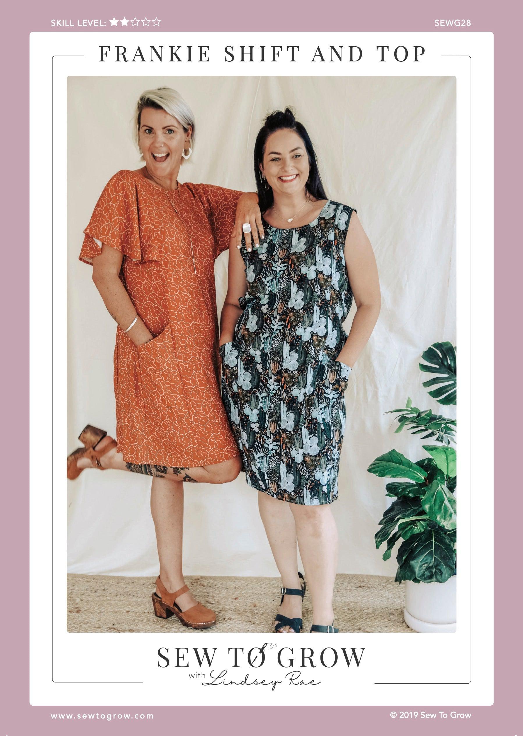 Franki Shift Dress - PDF Sewing Pattern