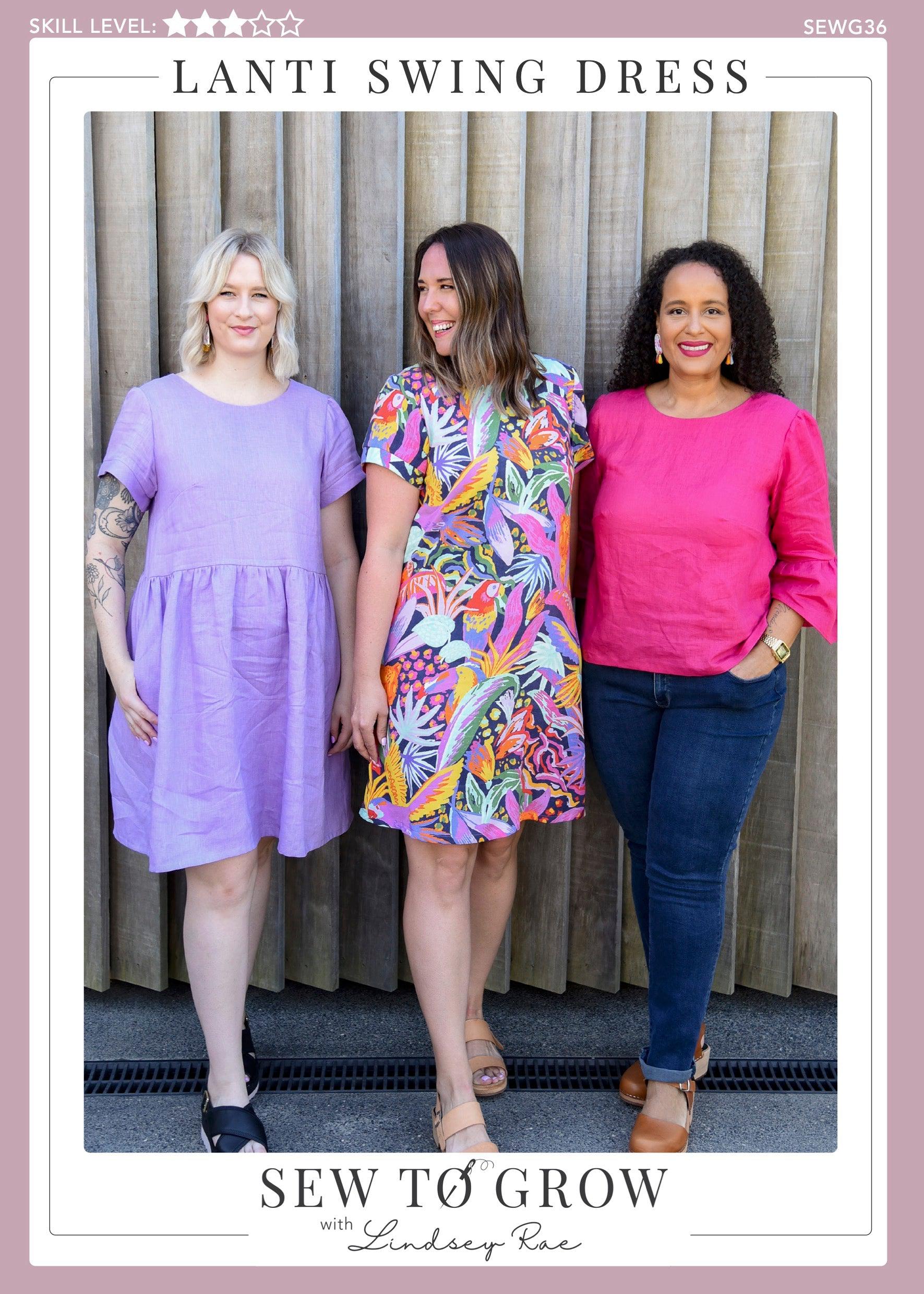 Lanti Swing Dress - PDF Sewing Pattern