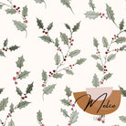 Holly Christmas - Melco Fabrics