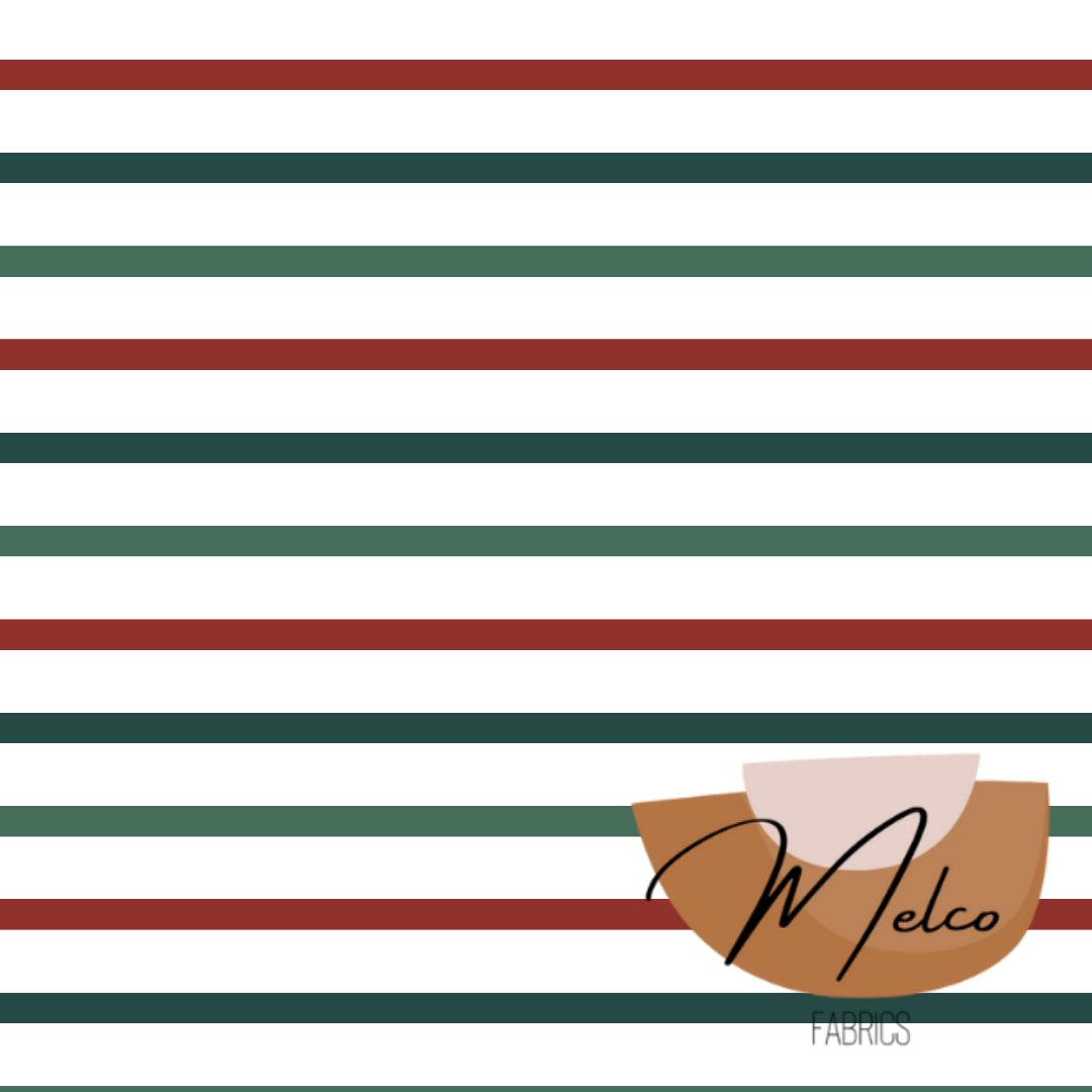 Christmas Stripes - Melco Fabrics