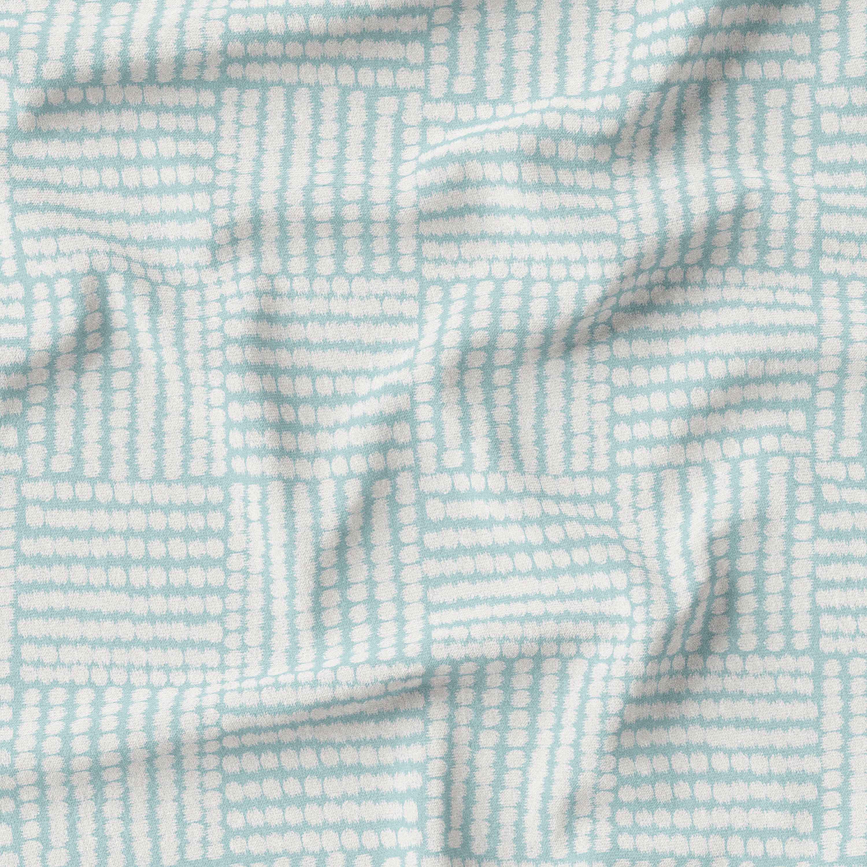 Basket Weave Abstract Fabric