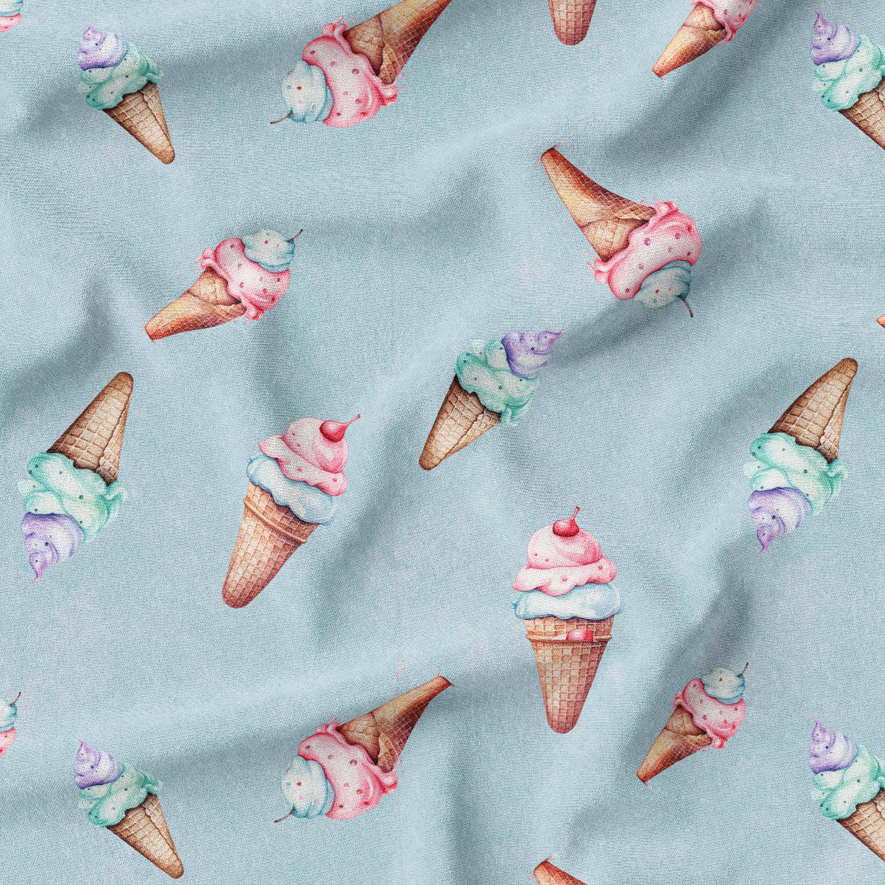 Ice shop cream fabric