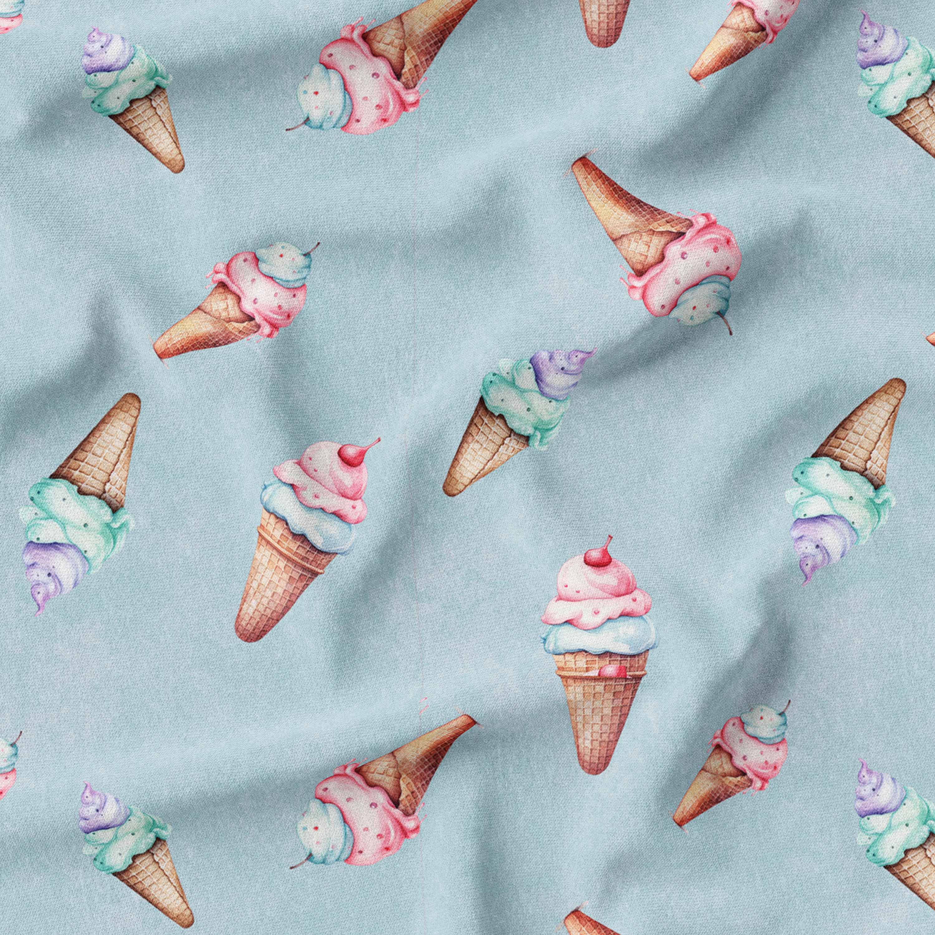 Ice Cream Delight Fabric