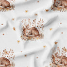 cute watercolour sleeping deer fabric online australia