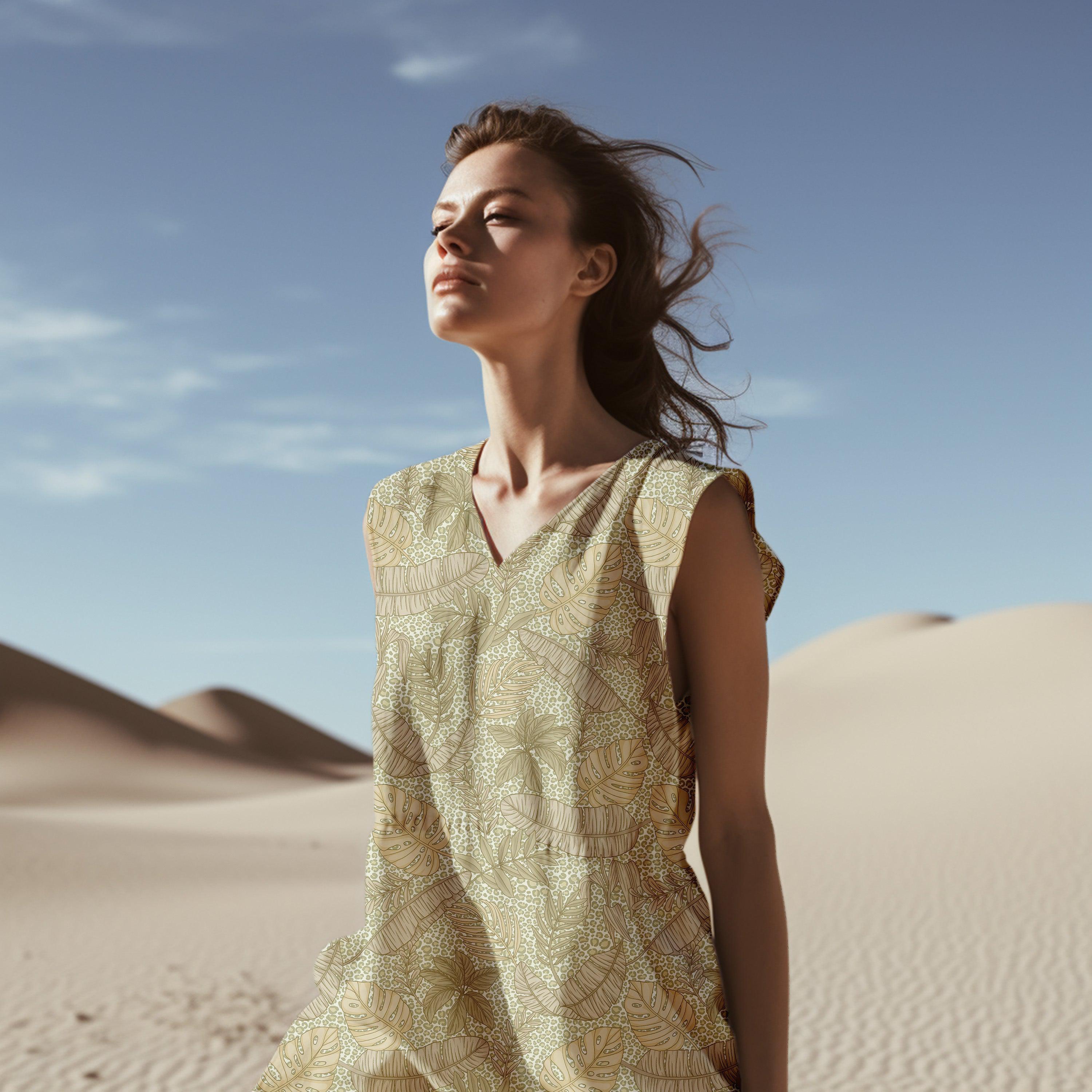 Leafy Leopard Green-Melco Fabrics-online-fabric-shop-australia