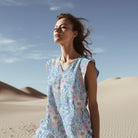 Garden Posies Blue-Melco Fabrics-online-fabric-shop-australia