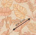 Leafy Leopard Beige-Melco Fabrics-online-fabric-shop-australia